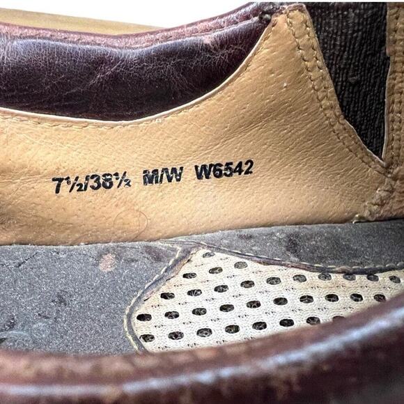 Born Womens W6542 Brown Leather Round Toe Comfort Slip On Clog Shoes Size 7.5 M - Picture 7 of 7